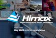 : HIMX May 2020 INVESTOR PRESENTATION