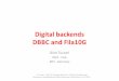 Digital backends DBBC and Fila10G - Chalmers