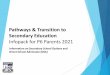 Pathways & Transition to Secondary Education