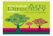 Arts Directory visuals alternate font :Layout 1