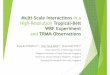 Multi-Scale Interactions in a High-Resolution Tropical 