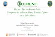 Modern Electric-Power Grids: Components, Vulnerabilities 
