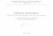 ITALIA JUDAICA. 'Gli ebrei in Italia dalla segregazione 