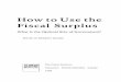 How to Use the Fiscal Surplus - Fraser Institute