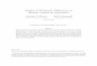 Origins of Persistent Di erences in Human Capital Accumulation