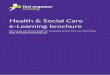 e-Learning brochure Health & Social Care