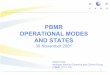 PBMR OPERATIONAL MODES AND STATES