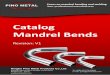 Catalog Mandrel Bends