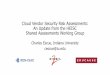 Cloud Vendor Security Risk Assessments: An Update from the 