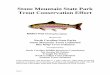 Stone Mountain State Park Trout Conservation Effort