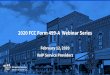2020 FCC Form 499-A Webinar Series - USAC