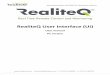 RealiteQ User Interface (UI)