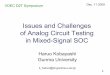 Issues and Challenges of Analog Circuit Testing in Mixed 