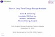Short v. Long Term Energy Storage Analysis