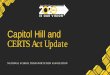 Capitol Hill and CERTS Act Update - Amazon Web Services