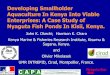 Developing Smallholder Aquaculture In Kenya Into Viable 