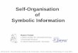 Self-Organisation of Symbolic Information