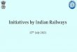 Initiatives by Indian Railways