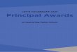 LET’S CELEBRATE OUR Principal Awards