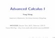 Advanced Calculus I - math.cuhk.edu.hk