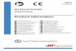Product Information Manual, Air Pencil Grinder, DG600G2 Series