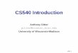 CS540 Introduction