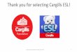 Thank you for selecting Cargills ESL!