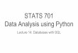 STATS 701 Data Analysis using Python