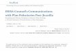 ERISA Counsel's Communications with Plan Fiduciaries Post 