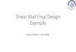 Shear Wall Final Design Example - Aydın Adnan Menderes 