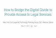 How to Bridge the Digital Divide to Provide Access to 