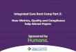 Integrated Care Boot Camp Part 2: How Metrics, Quality and 
