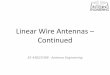 Linear Wire Antennas Continued - EMPossible