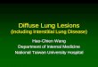 Diffuse or multiple lung lesions