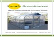 SERIES 1000 SUNGLO GREENHOUSE ASSEMBLY