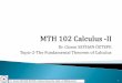 Topic-2-The Fundamental Theorem of Calculus