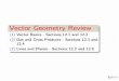 Vector Geometry Review