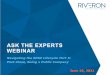 ASK THE EXPERTS WEBINAR