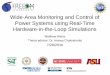 Wide-Area Monitoring and Control of Power Systems using 