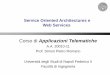Service Oriented Architectures e Web Services