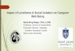 Impact of Loneliness & Social Isolation on Caregiver Well 