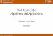 Algorithms and Applications Soft Actor-Critic