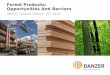 Forest Products: Opportunities And Barriers