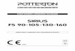 SIRIUS FS 90-105-130-160