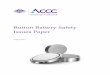 Button Battery Safety Issues Paper