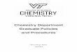 Chemistry Department Graduate Policies and Procedures