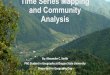 Time Series Mapping and Community Analysis