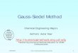 Gauss-Siedel Method - MATH FOR COLLEGE