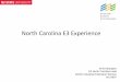 North Carolina E3 Experience - PPRC