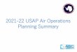 2021-22 USAP Air Operations Planning Summary